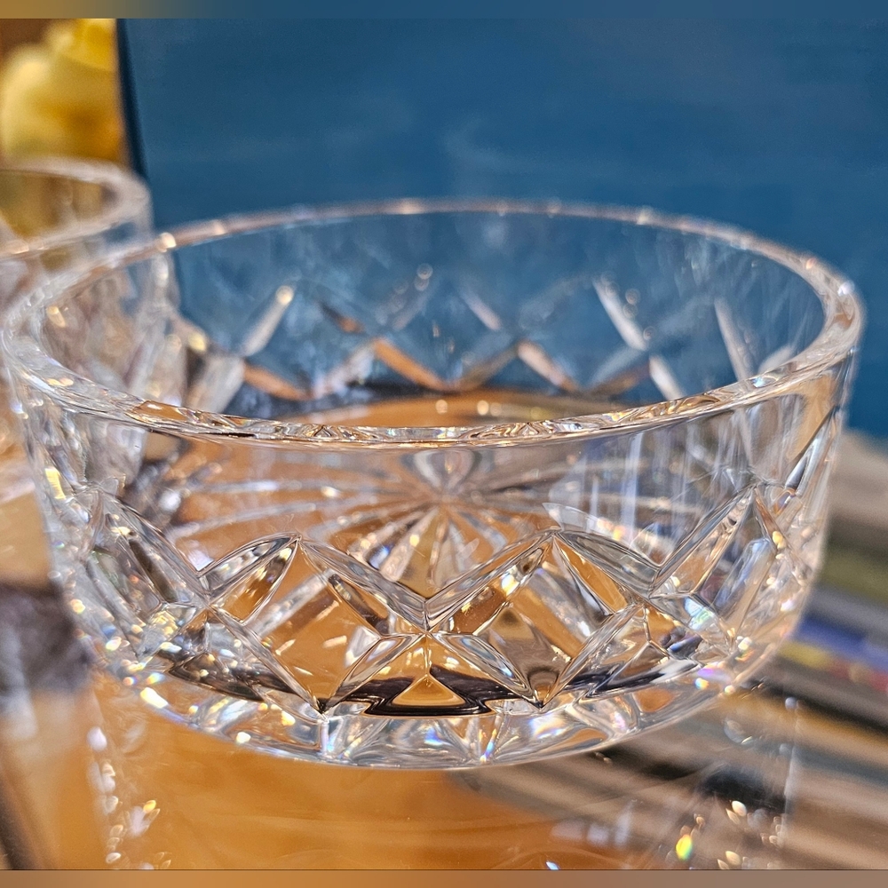 Waterford Crystal Bowl Waterford Bowl Vintage Signed Candy Nuts Jam Trinkets EUC